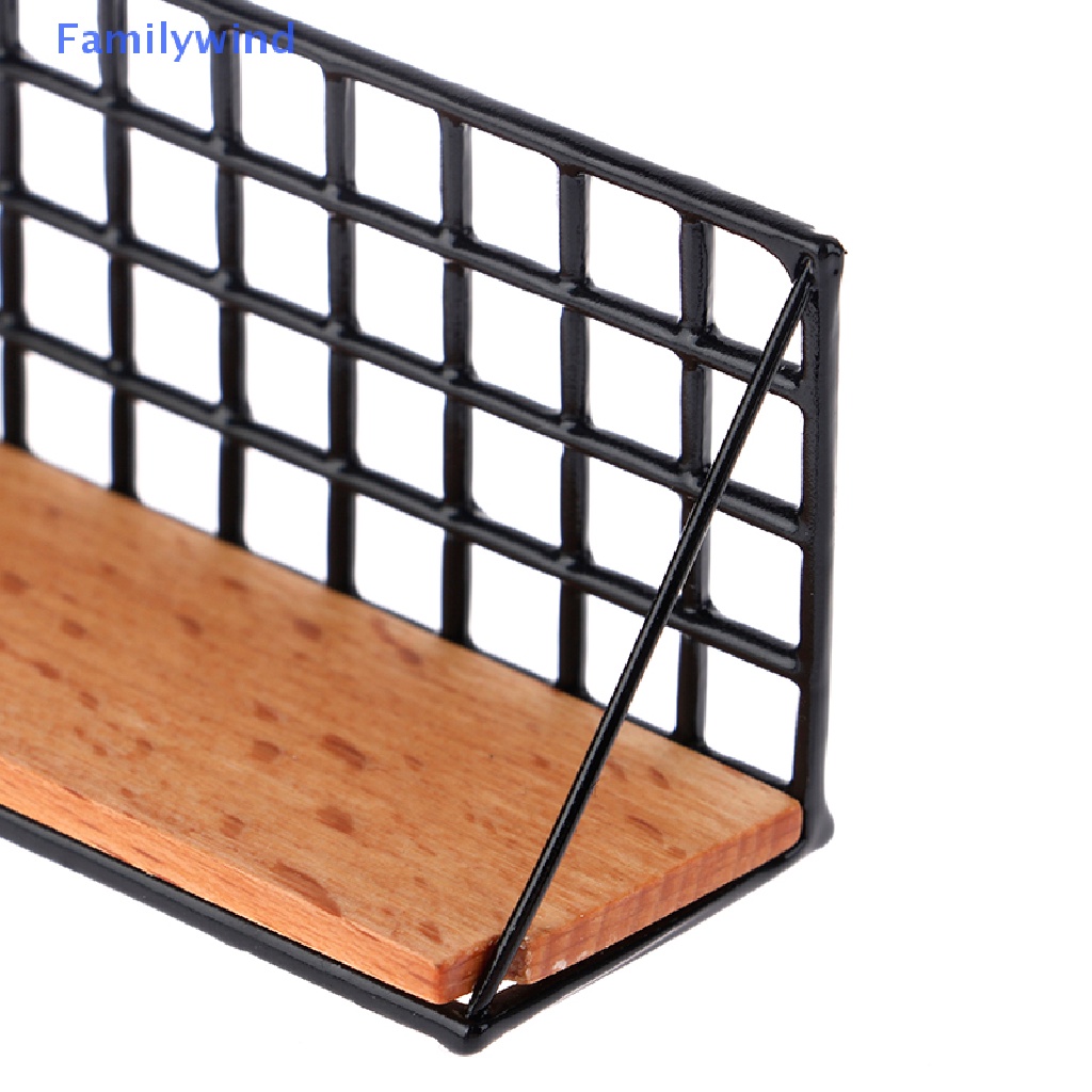 Kệ Treo Tường Phong Cách Bắc Âu Trang Trí Nhà Búp Bê 1: 12