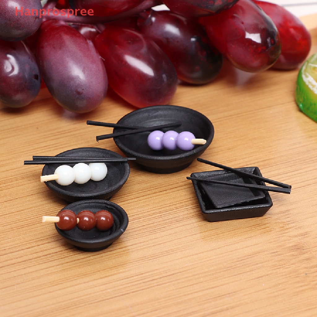 Hanprospree > Bộ Chén Ăn Ramen Cá Mini Tỉ Lệ 1 / 12 Trang Trí Nhà Búp Bê