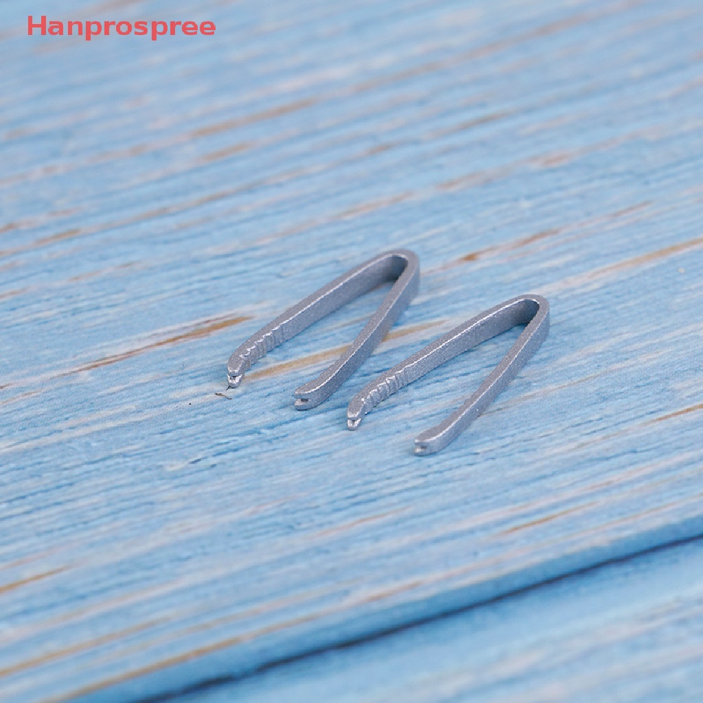 Bộ 2 Kẹp Bánh Mì Kim Loại Mini Trang Trí Nhà Búp Bê