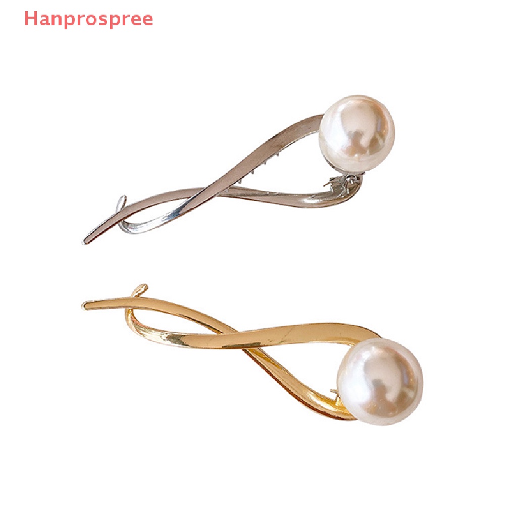 Kẹp Tóc Đính Ngọc Trai Nhân Tạo Hình Dạng Chú Ếch / Vòng Cung Đơn Giản Cho Nữ