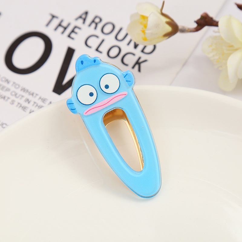 Kẹp Tóc Mái Bên Họa Tiết Hoạt Hình Phong Cách Nhật Bản Kiểu Mới Cho Bé Gái Sanrio Cinnamon bb