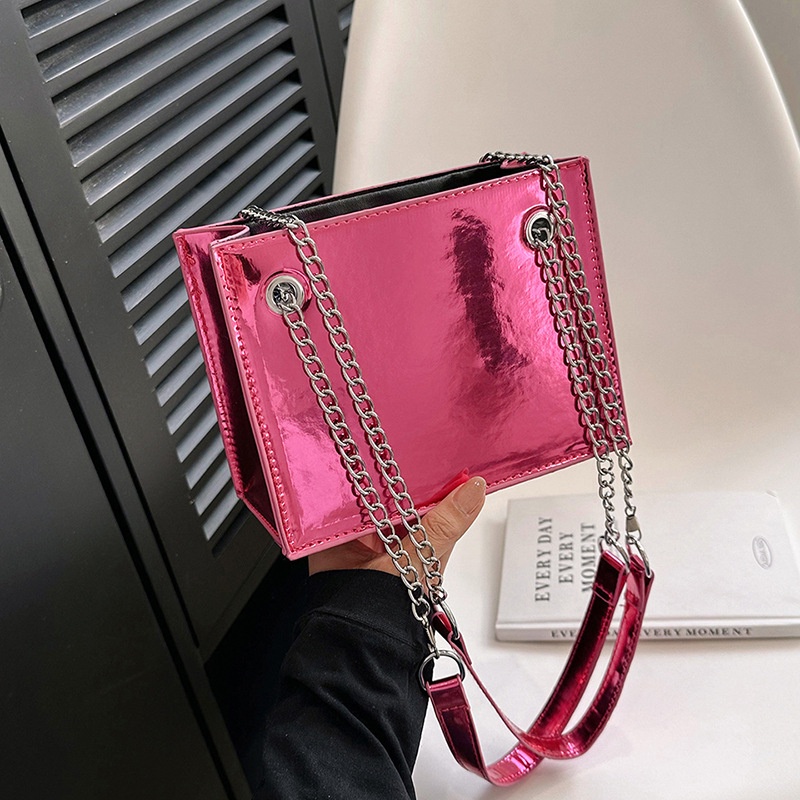 Túi Xách Mini Phối Dây Xích Đeo Vai Thời Trang Cao Cấp 2023 Cho Nữ