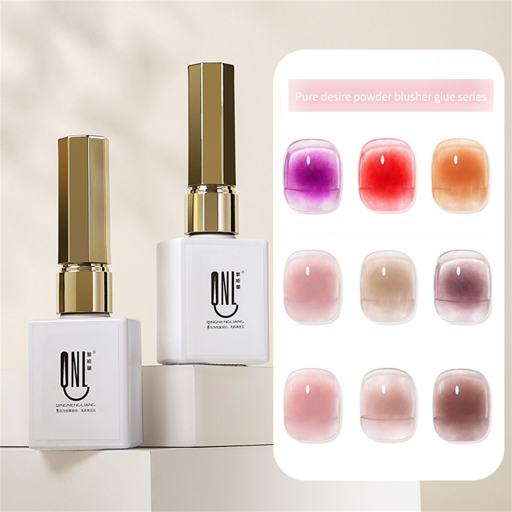 Lọ Nước Sơn Móng Tay Gel UV Keo Dán Móng Tay Hydrogen 9 Màu Sắc gradient Độc Đáo