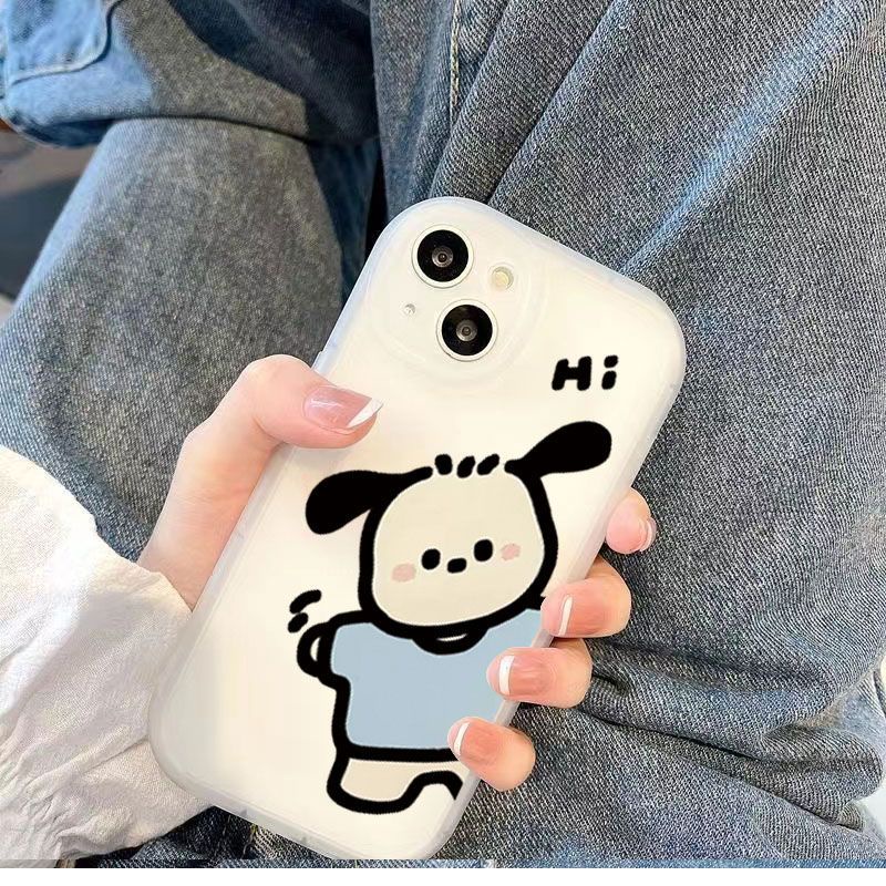 Chào Cún Con Đáng Yêu Cho iphone 15 11 14 pro 12 13 mini xs max x xr 7 8 6 6s plus se2020