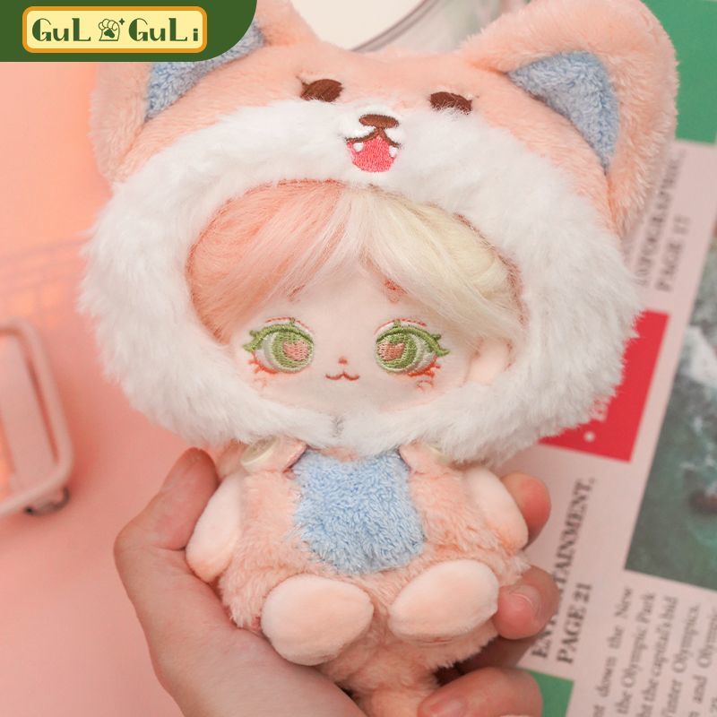 Búp Bê Nhồi Bông Hình Cáo / Khủng Long Mini 10cm Vải Cotton 10cm Dễ Thương Cho Bé Gái