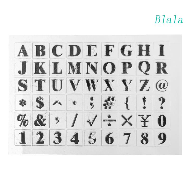 Con Dấu Silicone Trong Suốt In Nổi Hình Chữ Cái Và Số Dùng Trang Trí Album Ảnh DIY