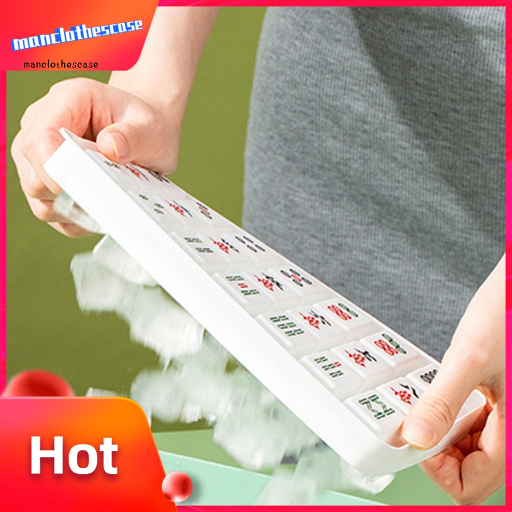 Khuôn Làm Đá Viên 21 Ngăn Hình Mạt Chược Trung Quốc