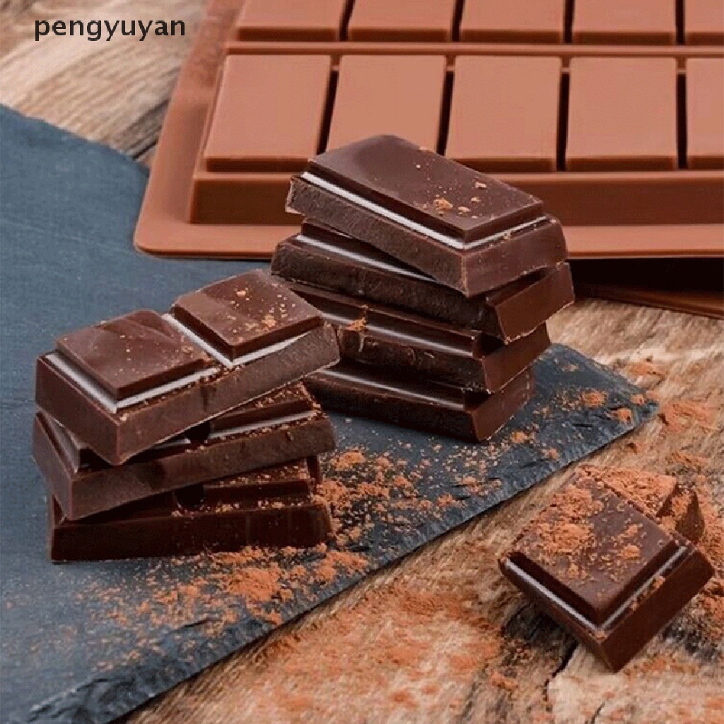 Khuôn Silicone Làm Bánh Waffle / Chocolate 6 Ngăn Hình Chữ Nhật Nhỏ