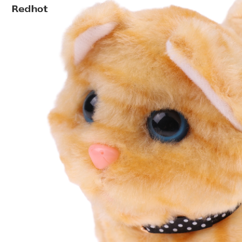 &lt; Redhot &gt; Đồ Chơi Mèo Nhồi Bông Điện Tử Mềm Mại Dễ Thương Cho Mèo Cưng