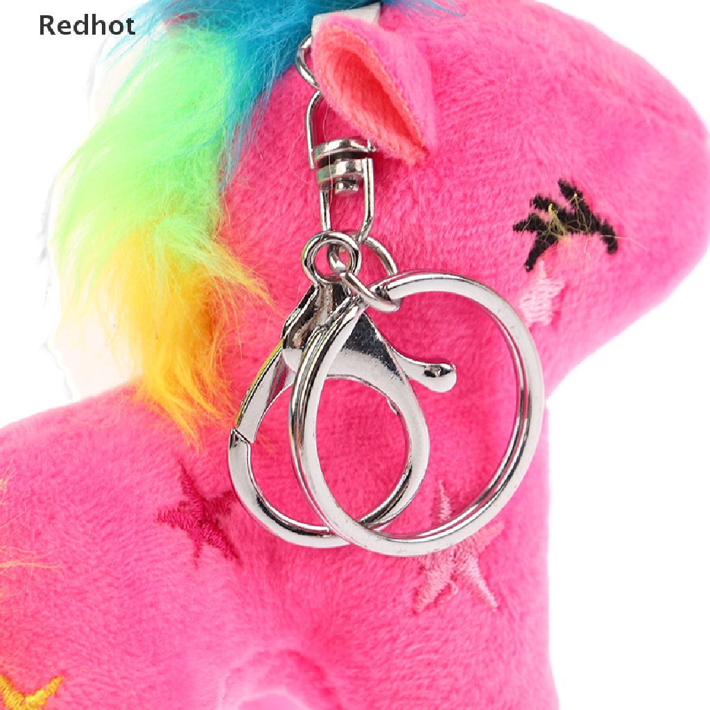 &lt; Redhot &gt; Móc Khóa Kỳ Lân Nhồi Bông Mềm Mại Mini Thông Dụng Cho Bé Gái