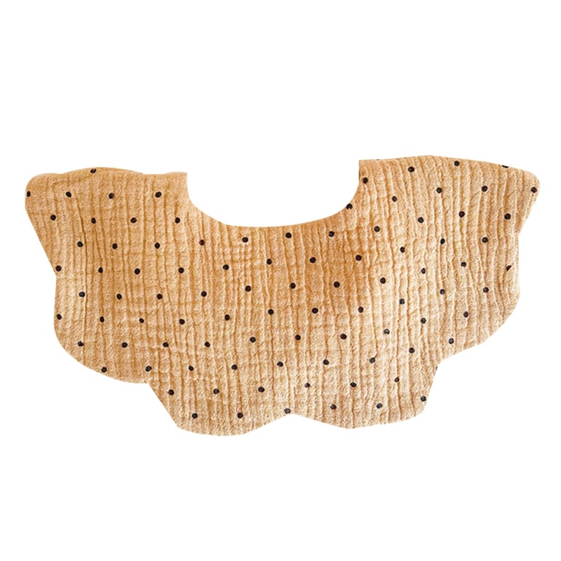 Khăn Yếm Vải Gạc Unisex Đeo Cổ Cho Bé Ăn Dặm