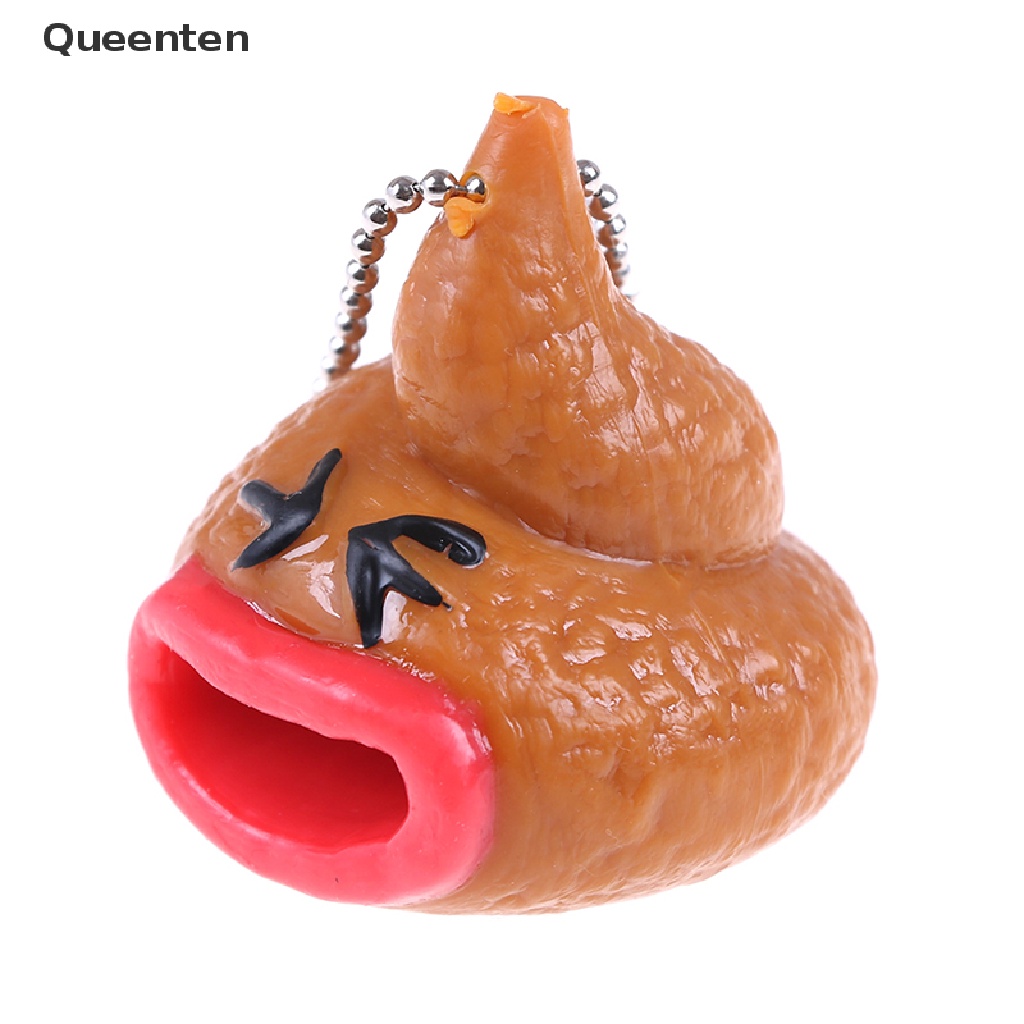 Queenten Móc Khóa Hình Emoji Vui Nhộn QT