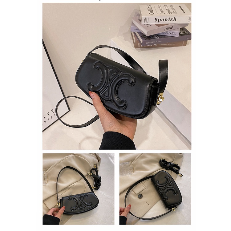 Túi Xách Đeo Vai Một Nửa Mặt Trăng Phong Cách Phương Tây Thời Trang Cao Cấp 2023 Mới Dành Cho Bạn Nữ