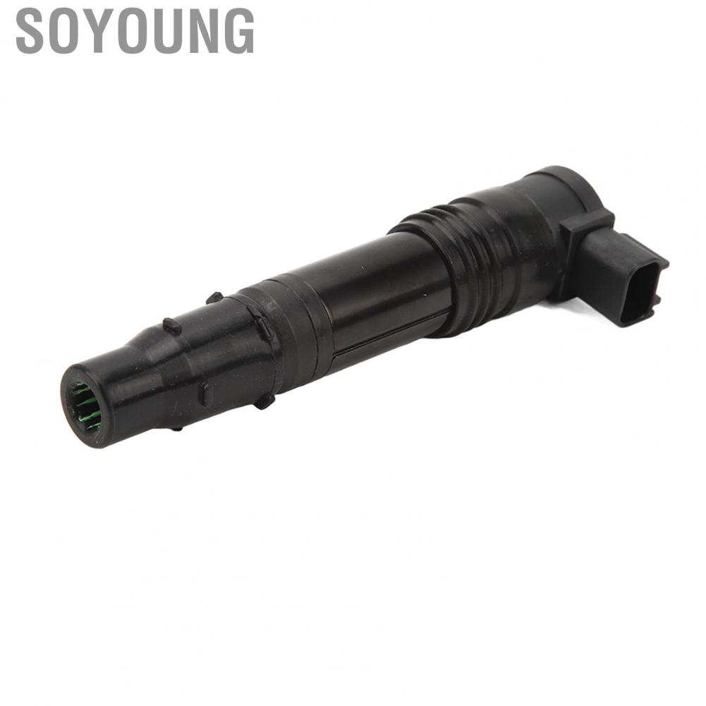Soyoung Motorcycle Ignition Coil  Compact Structure Anti Aging 21171 0005 Reliable Black for Motorbike