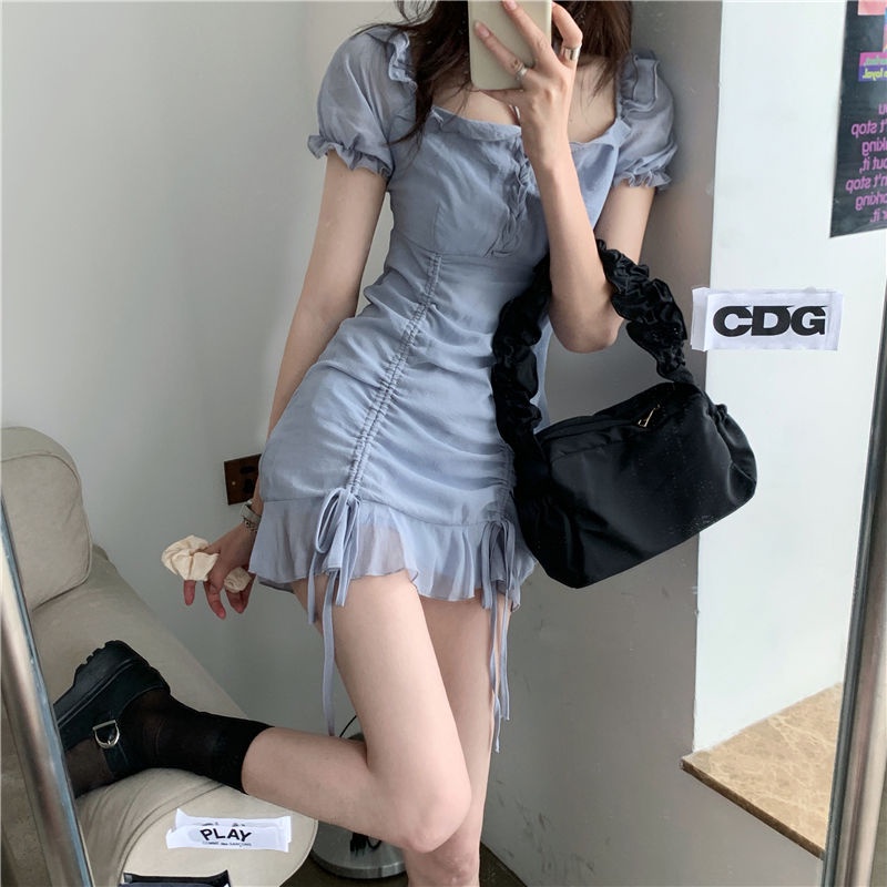 Đầm Voan Đuôi Cá Một Mảnh Gợi Cảm Thời Trang Mùa Hè Hàng Mới Năm 2023 Dành Cho Bạn Nữ