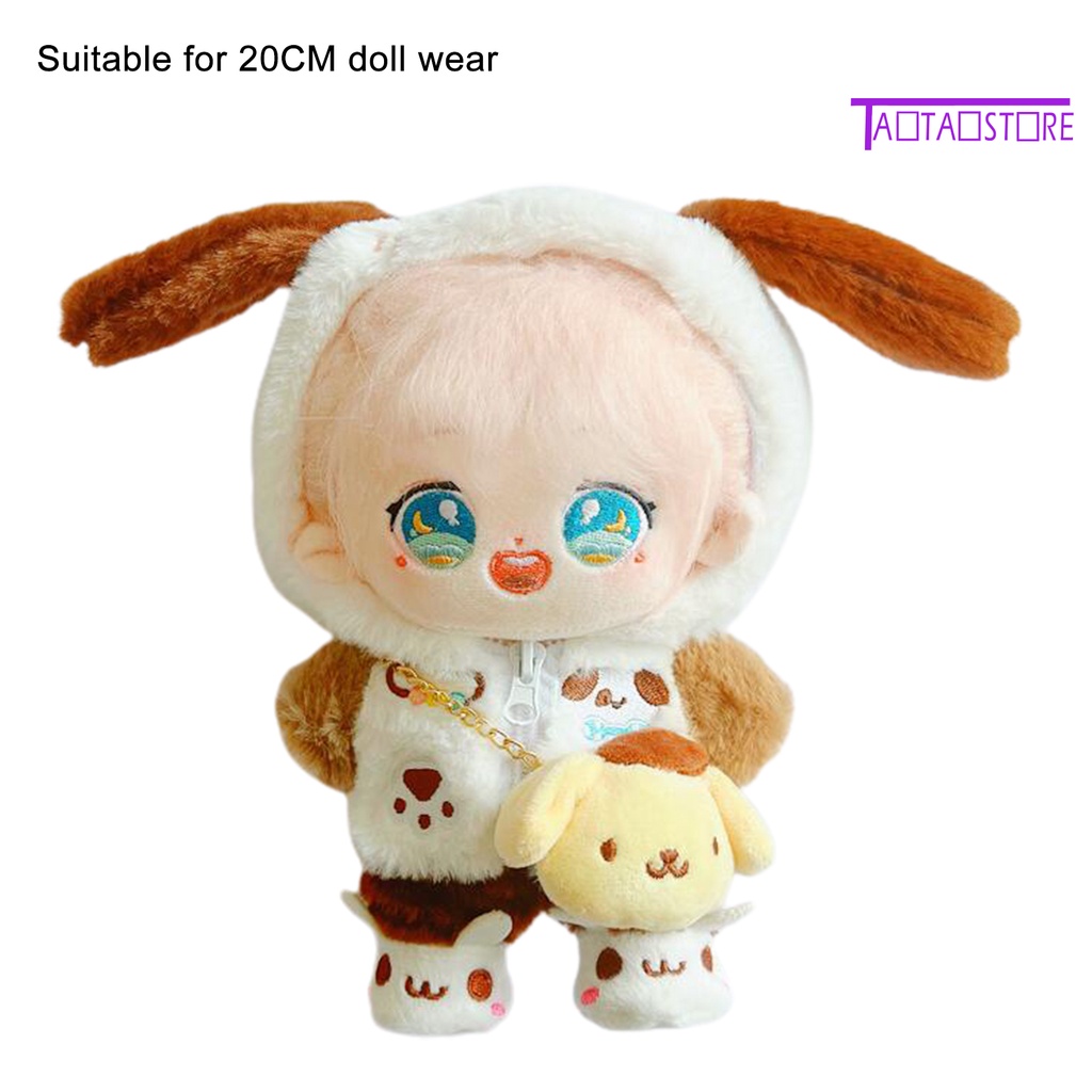 Bộ Búp Bê Gấu Và Thỏ Kèm Giày TTS Đáng Yêu Trang Trí Nhà Cửa