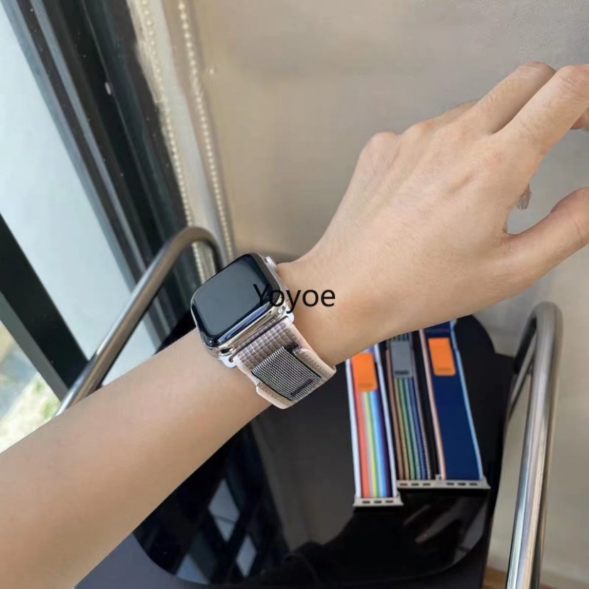Dây Nylon Thay Thế Cho ĐồNg Hồ Apple iWatch series 49mm 45mm 40mm 44mm 41mm 42mm 38mm 8 7 6 SE