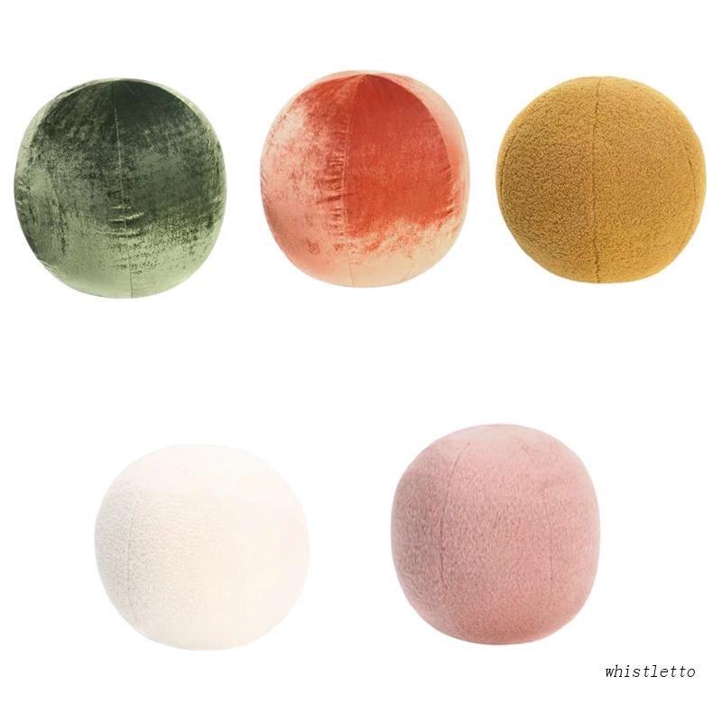 Gối Tròn Nhồi Bông PP Mềm Mại Phong Cách Bắc Âu Cho Bé