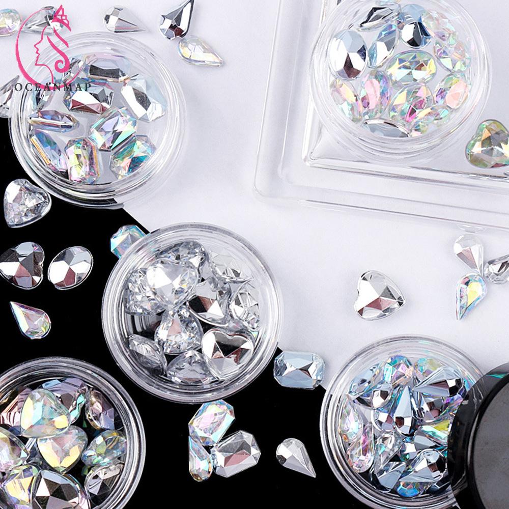 [Hàng mới về] Hộp Phụ Kiện Trang Trí Móng Tay 3D Nghệ Thuật