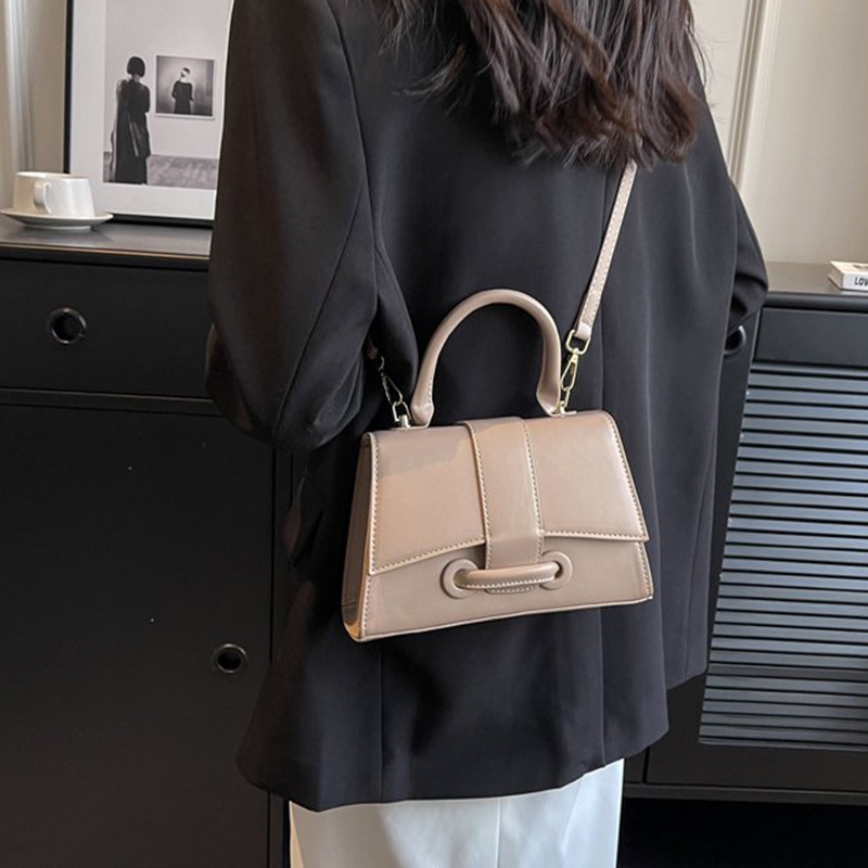 Túi Đeo Vai Hình Vuông Cỡ Nhỏ Màu Trơn Thời Trang Cho Nữ