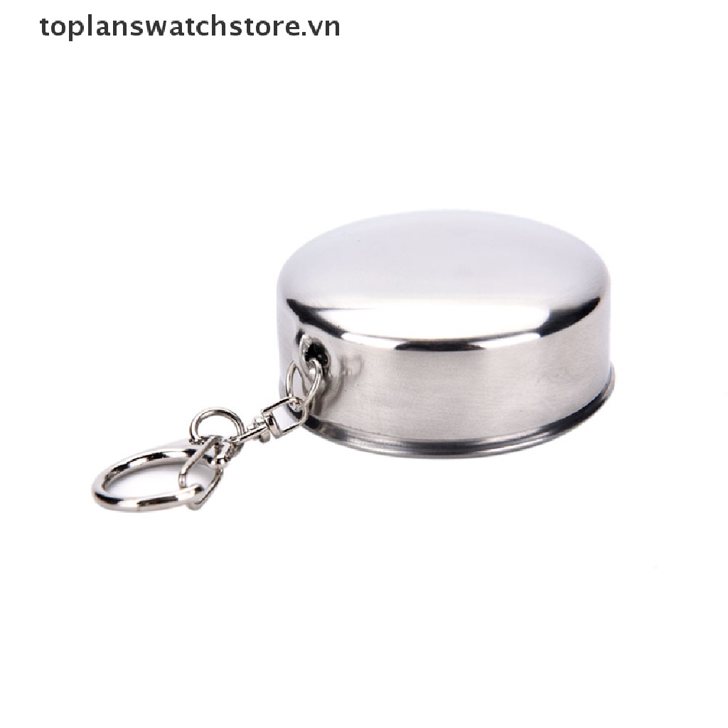 Cốc Mini Bằng Thép Không Gỉ Có Thể Gấp Gọn Tiện Dụng Mang Theo Du Lịch