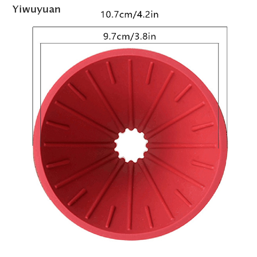 < Yiwuyuan > Cốc Lọc Nhỏ Giọt Bằng Silicone Tái Sử Dụng Được Hình Nón