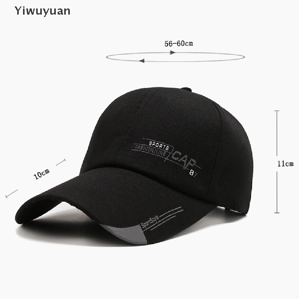 < Yiwuyuan > Mới Mũ Lưỡi Trai In Chữ Dad Phong Cách Hip Hop Có Thể Điều Chỉnh Dành Cho Nam Và Nữ