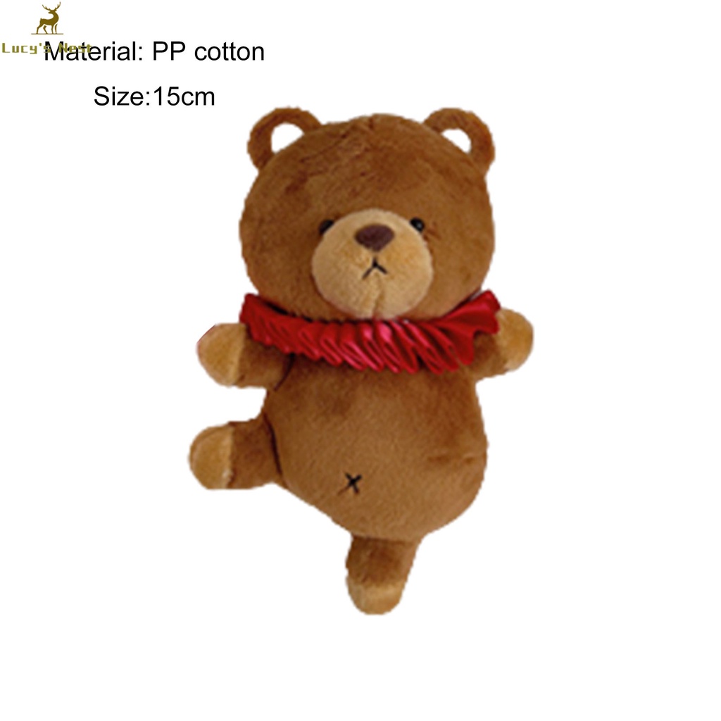 Móc Khóa Hình Heo / Cáo Nhồi Bông 15cm Dễ Thương Dành Cho Bạn Gái