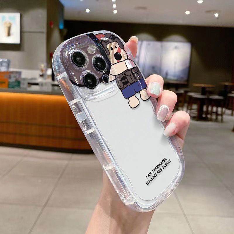 ✅Ốp Điện Thoại Mềm Trong Suốt Chống Sốc In Hình Gấu Nhỏ Cho Iphone 14 xr / 13 12 / 7 8p / 11 Xsmax