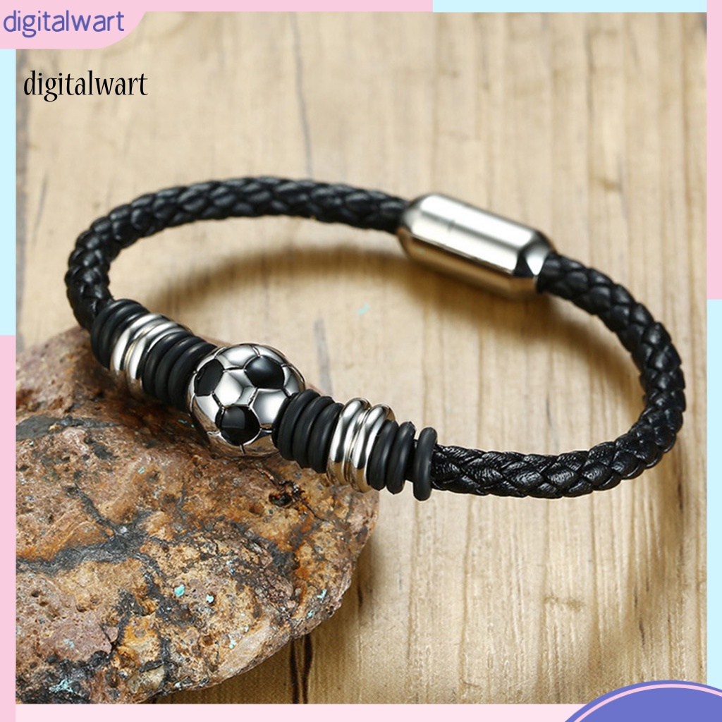 Kỹ Thuật Số| Vòng Tay Dây Thừng Màu Đen / Xanh Dương Có Khóa Cài Chi Tiết Tinh Tế Phong Cách Tối Giản