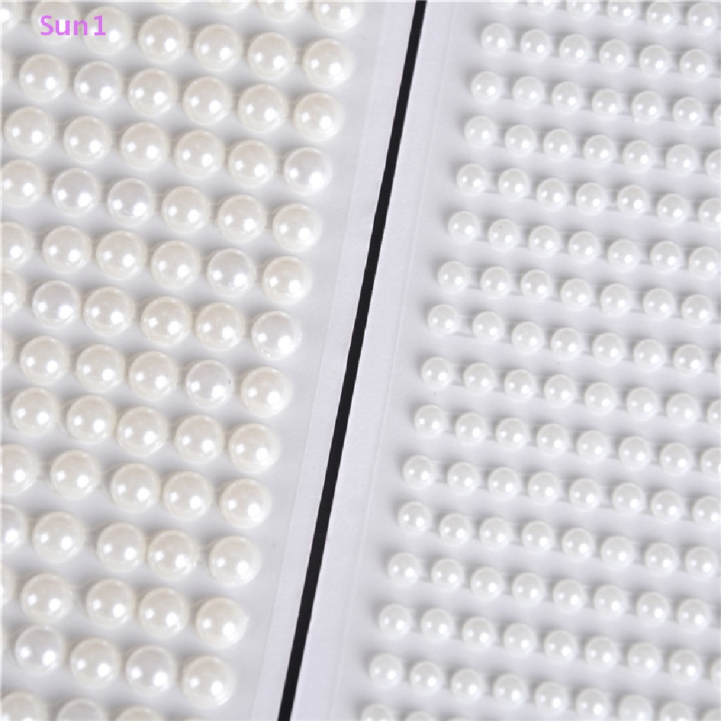 Sun1 > Ngọc Trai Giả Acrylic Tự Dính Trang Trí Đồ Chơi DIY