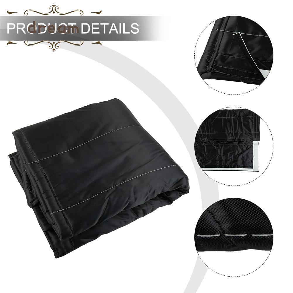 【DREAMLIFE】Fiber Blanket 1 Pc Black39*32in/45*34in/51*39in Energy Saving High Quality