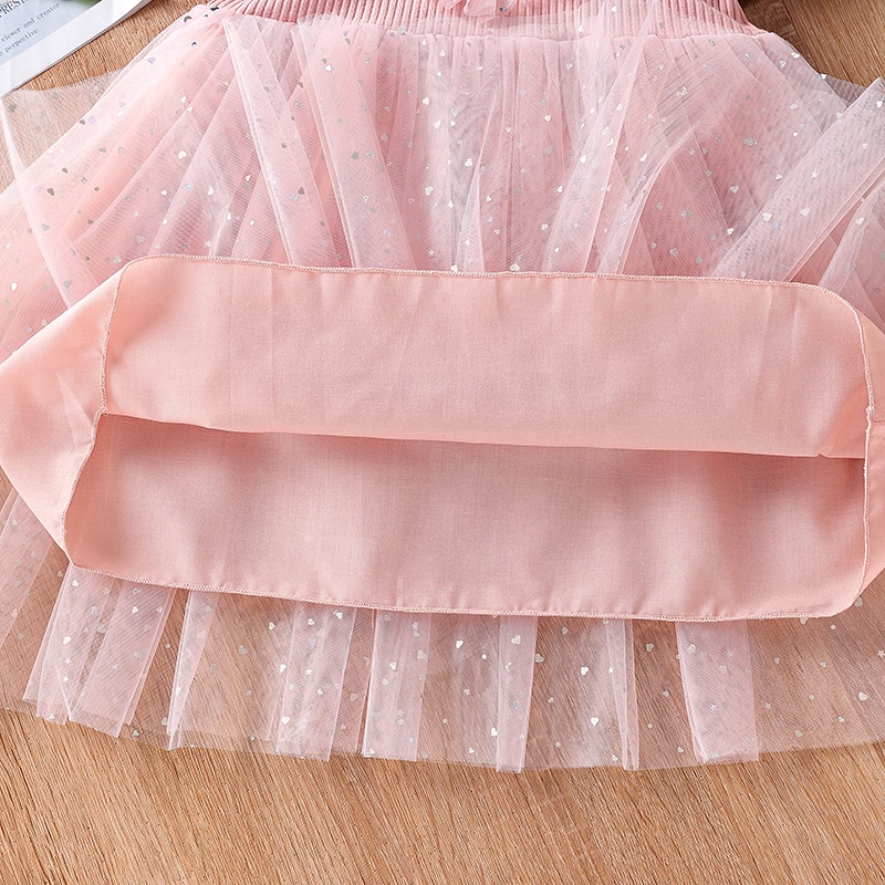 Đầm công chúa Elsa voan lưới lấp lánh, siêu yêu cho bé gái