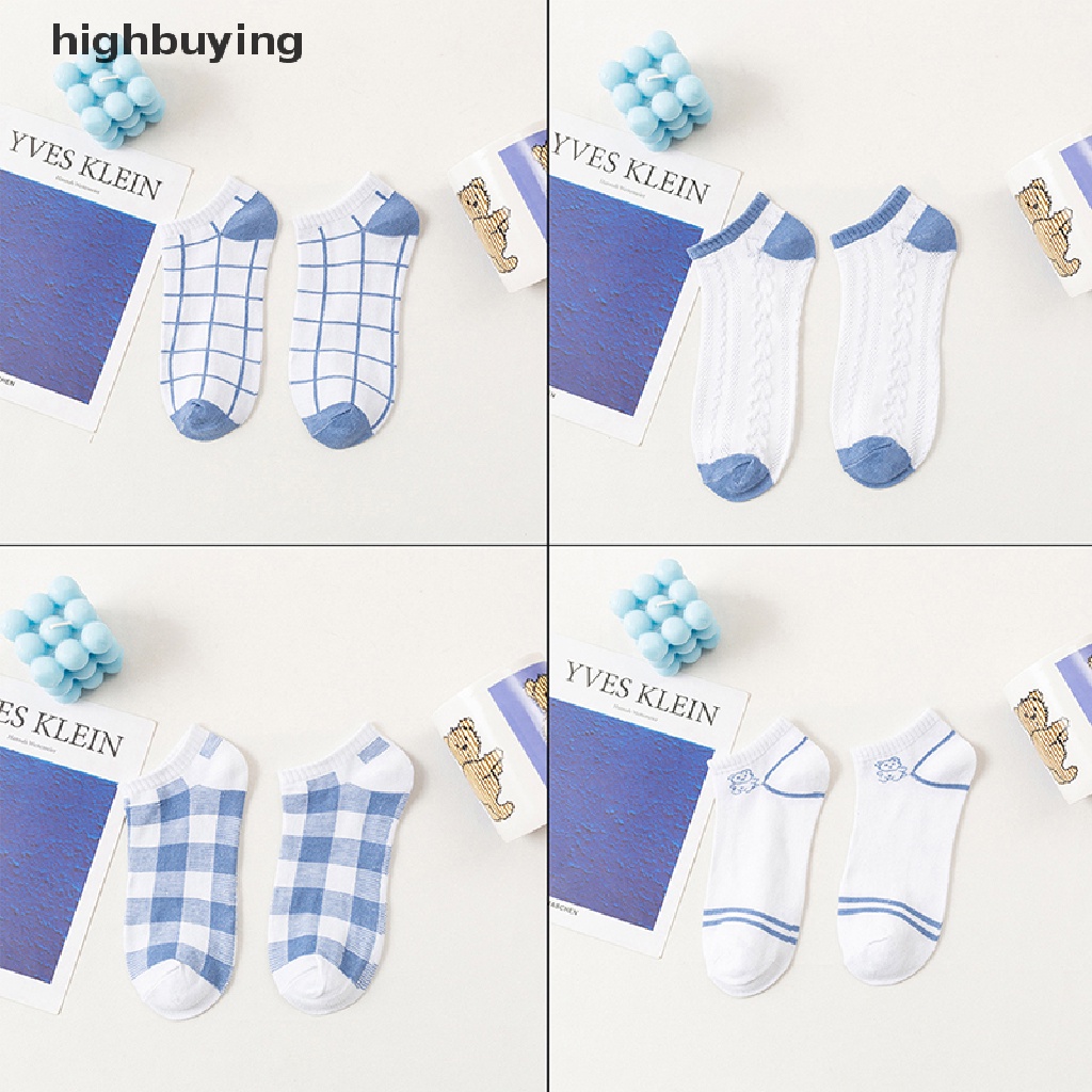 1 Đôi Tất Cổ Thuyền In Hình Gấu Vui Nhộn Phong Cách Harajuku Cho Nữ