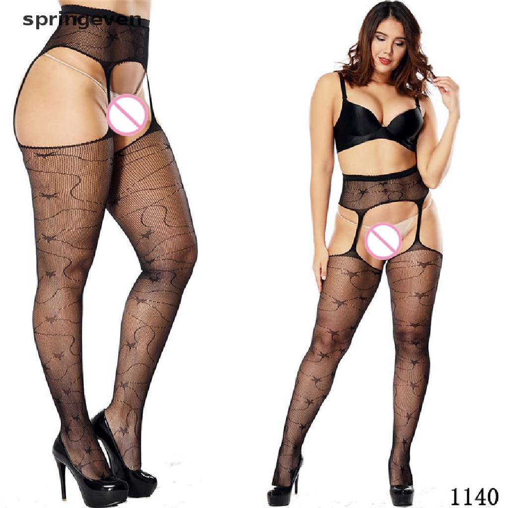 Quần Tất Lưới Xuyên Thấu Plus Size Quyến Rũ Cho Nữ