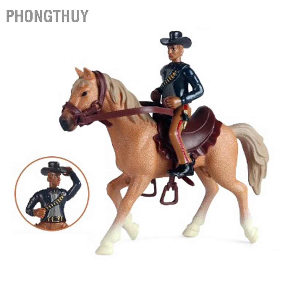 Mô Hình Ngựa Cao Bồi Đồ Chơi Bằng Nhựa An Toàn Cho Bé