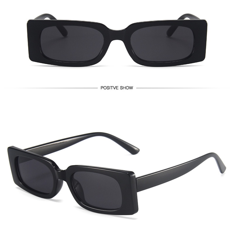 Kính Mát Gọng Vuông Nhỏ Màu Sắc Cá Tính Cho Nam Nữ