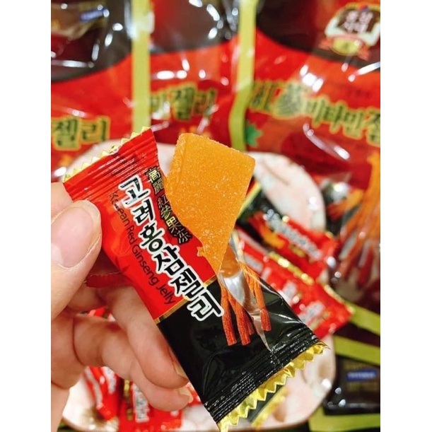 Kẹo Hồng Sâm Mềm và Cưng Hàn Quốc 200g (Korea Red Ginseng Vitamin Jelly)