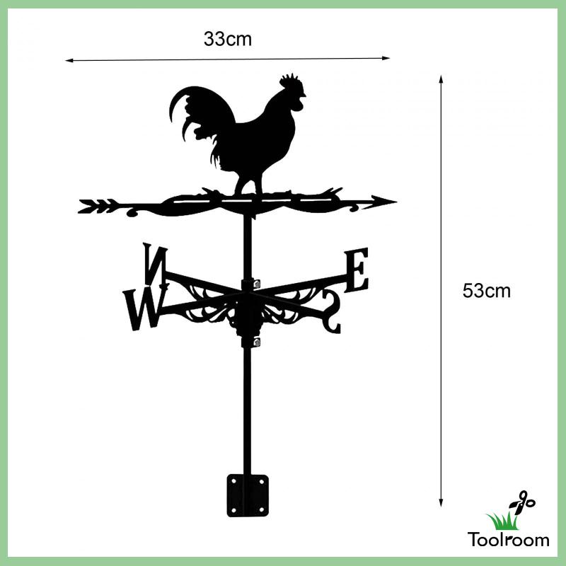 [Toolroom] Vane Thời Tiết Hình Dạng Trang Trí Vườn