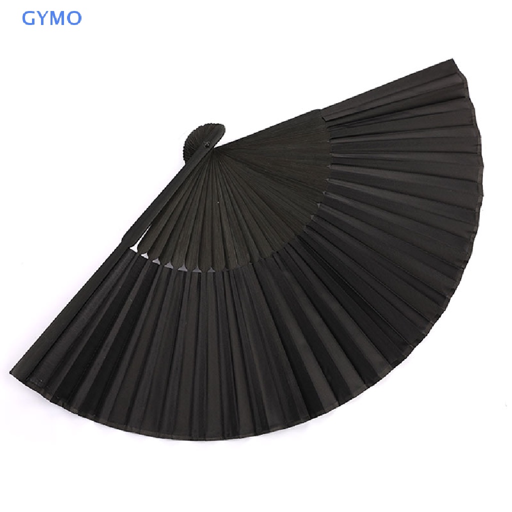 [cxGYMO] Chinese Style Black Vintage Hand Fan Folding Fan Chinese Dance Party Folding Fan  HDY
