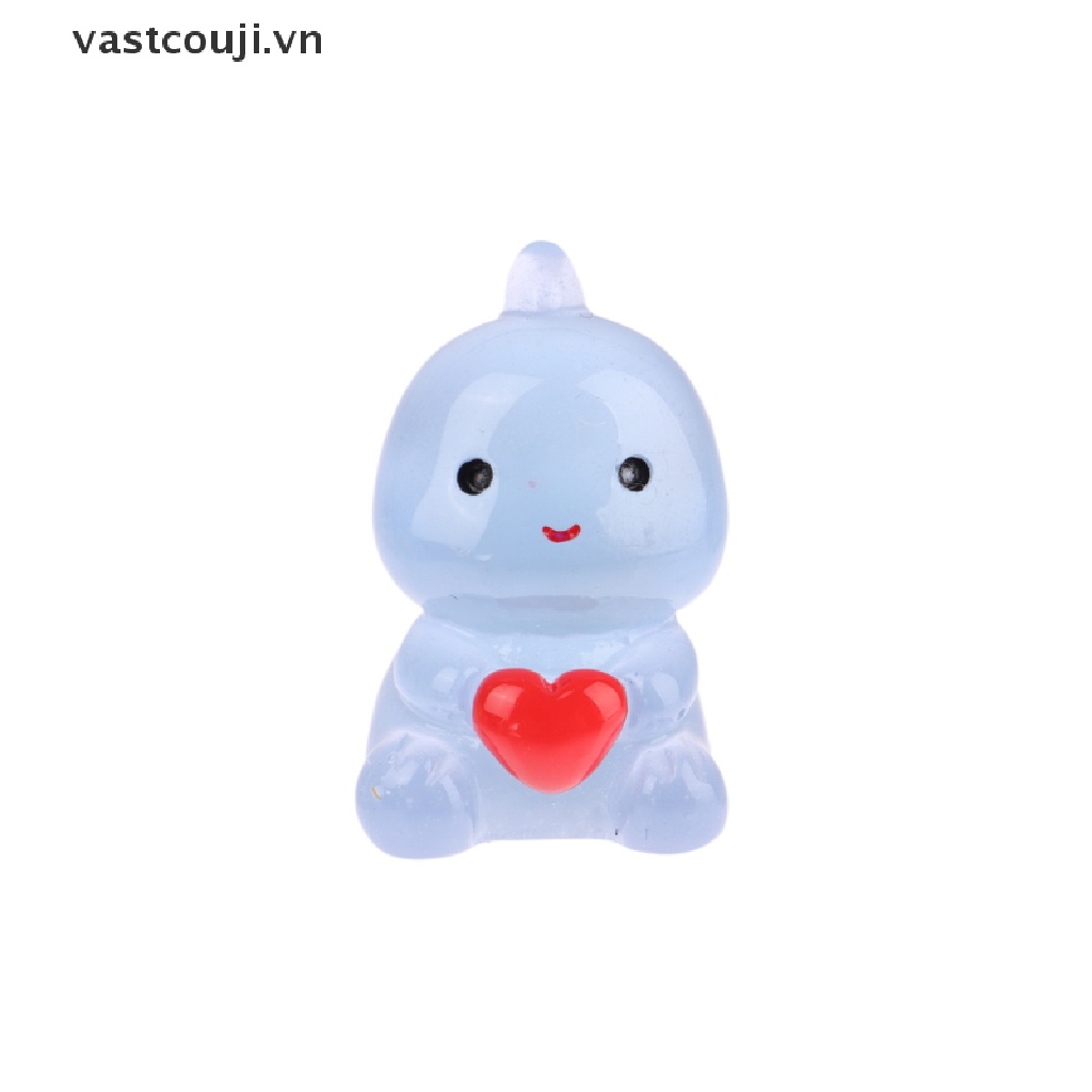 Set 10 Mặt Dây Chuyền Hình Khủng Long Dạ Quang DIY