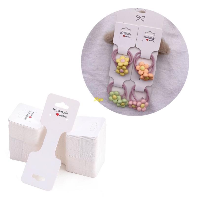 Set 100 Tấm Thẻ Giấy Gấp Thủ Công Dùng Để Trưng Bày Trang Sức