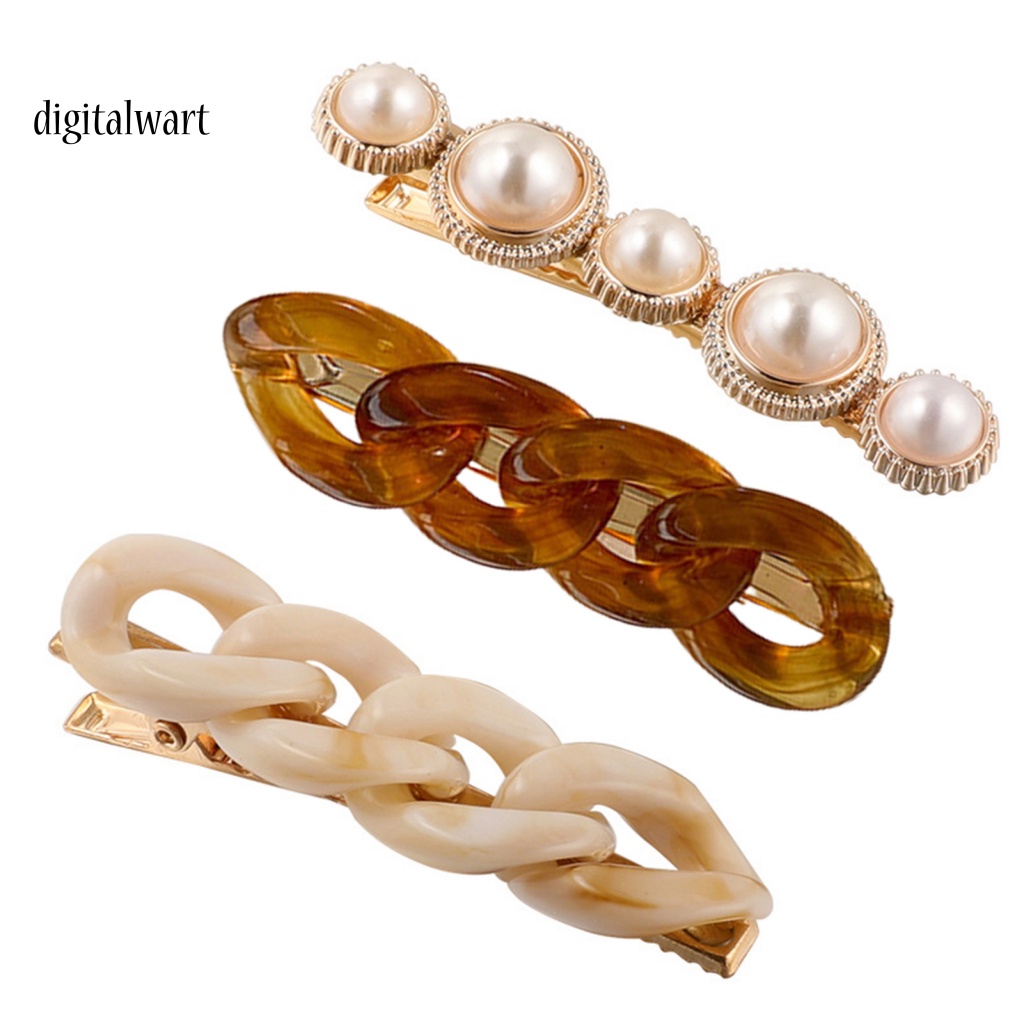 Kỹ Thuật Số| Set 2 Kẹp Tóc Trong Suốt Chống Trượt Thời Trang Cho Nữ