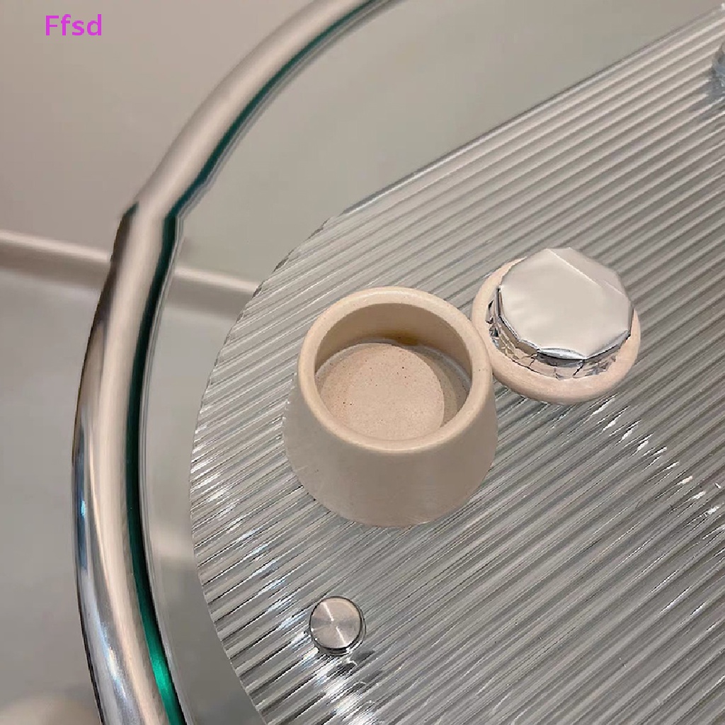 {Ffsd} Cốc Rửa Móng Nghệ Thuật Bằng Sứ Dày Có Nắp Đậy Pha Lê