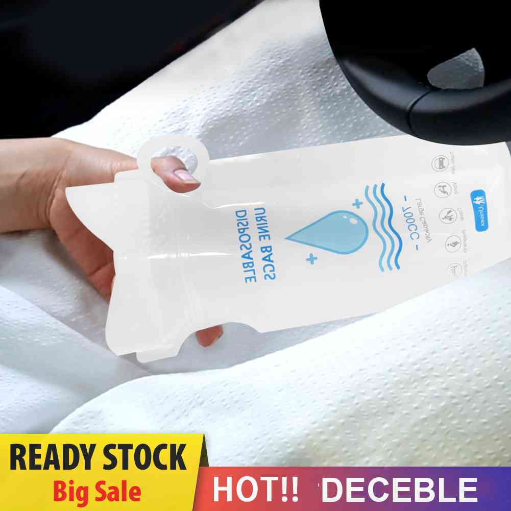 Túi Đi Tiểu Mini 700ml Di Động Dùng Một Lần Cho Hoạt Động Ngoài Trời