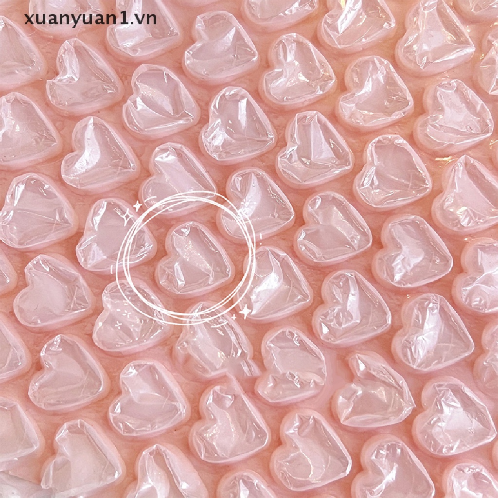 Xuan Set 10 Túi Bong Bóng Hình Trái Tim Có Đệm Khí Chống Sốc Chống Nước Đựng Phong Bì Doanh Nhân