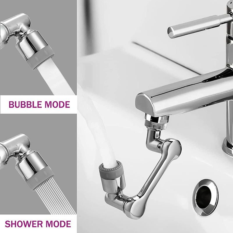 2 Chiếc Cho Bồn Rửa Nhà Tắm Nâng Cấp 1080°Đầu Vòi Sục Khí Thông Dụng Cho Nhà Bếp &amp; Nhà Tắm
