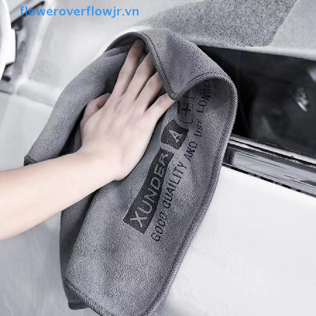 Set 3 Khăn Lau Xe Hơi Bằng Vải Vi Sợi Chất Lượng Cao