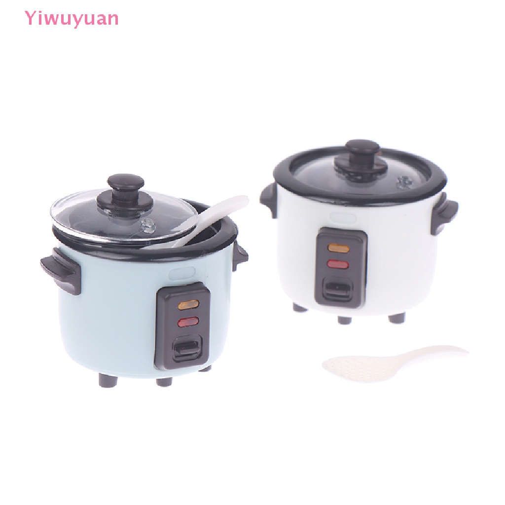 &lt; Yiwuyuan &gt; Mô Hình Nồi Cơm Điện Mini Tỉ Lệ 1: 12 Mới