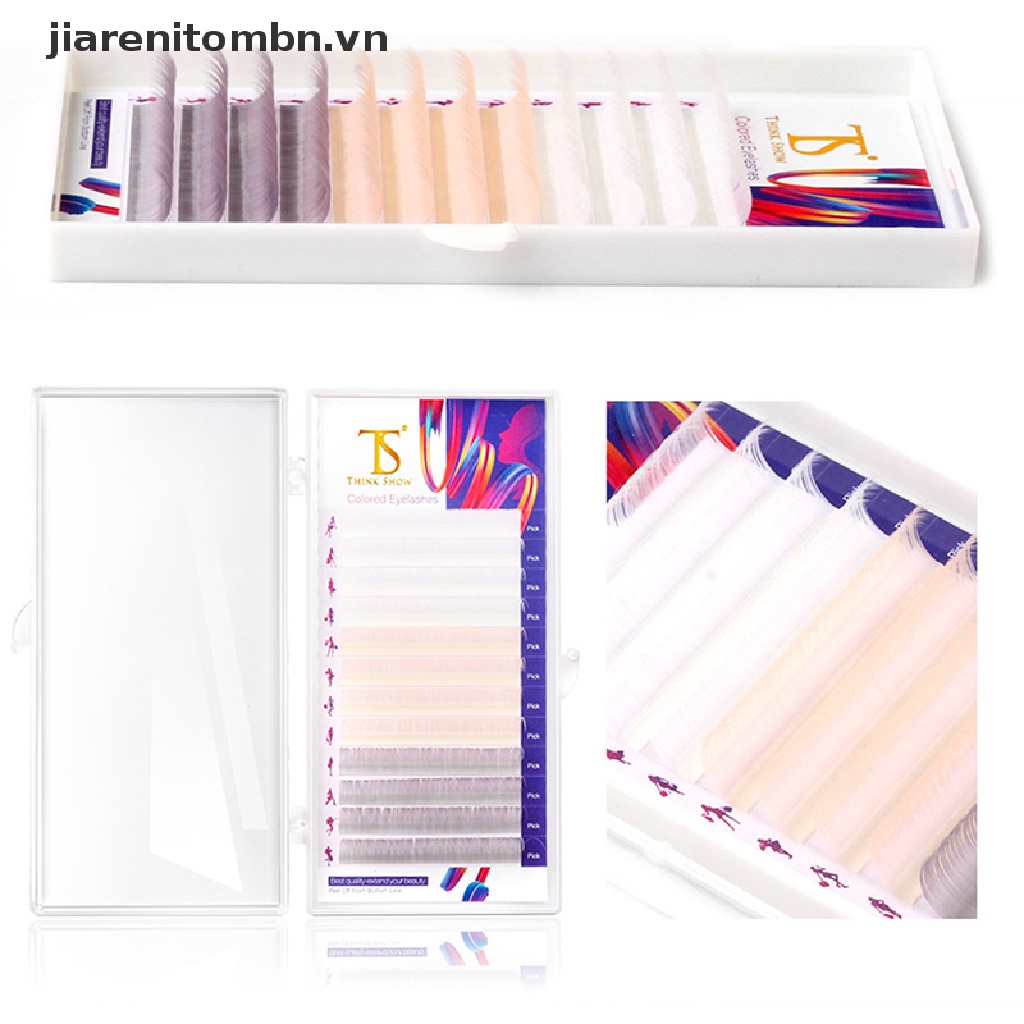 Mascara jiarenitombn 12 Màu Ombre Mềm Mịn Tự Nhiên